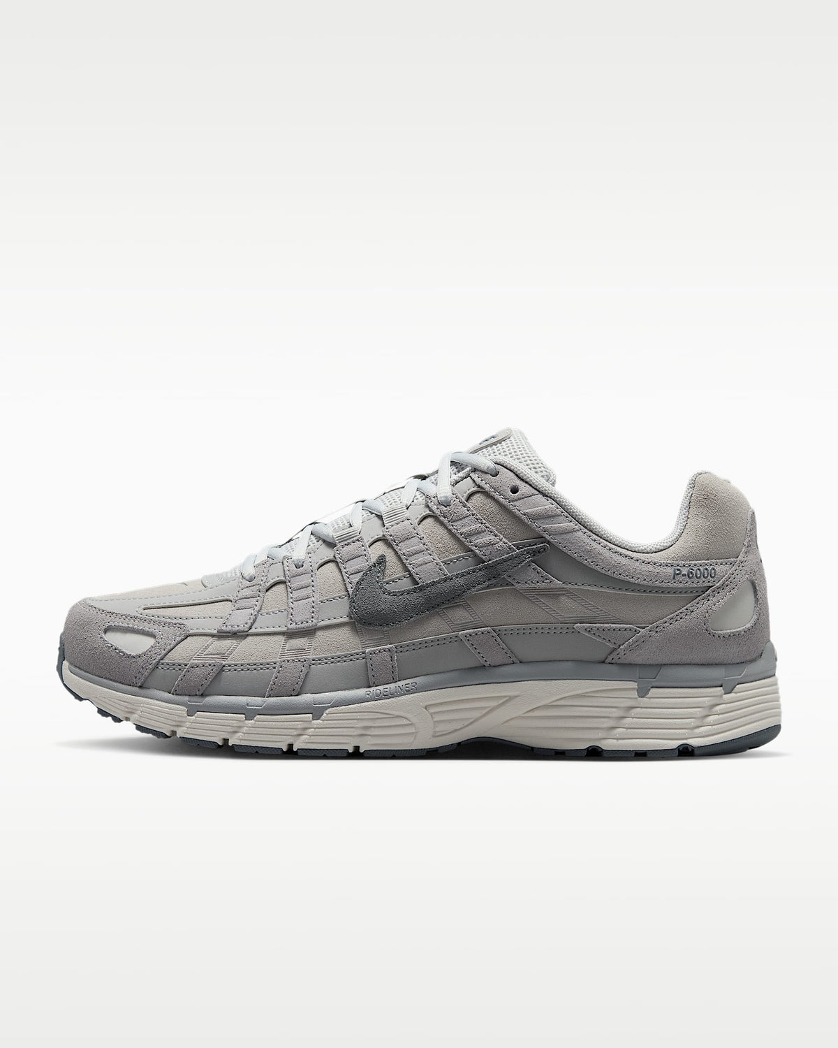 Nike P-6000 ¨C Grey / White / Blue Mesh Athletic Sneakers