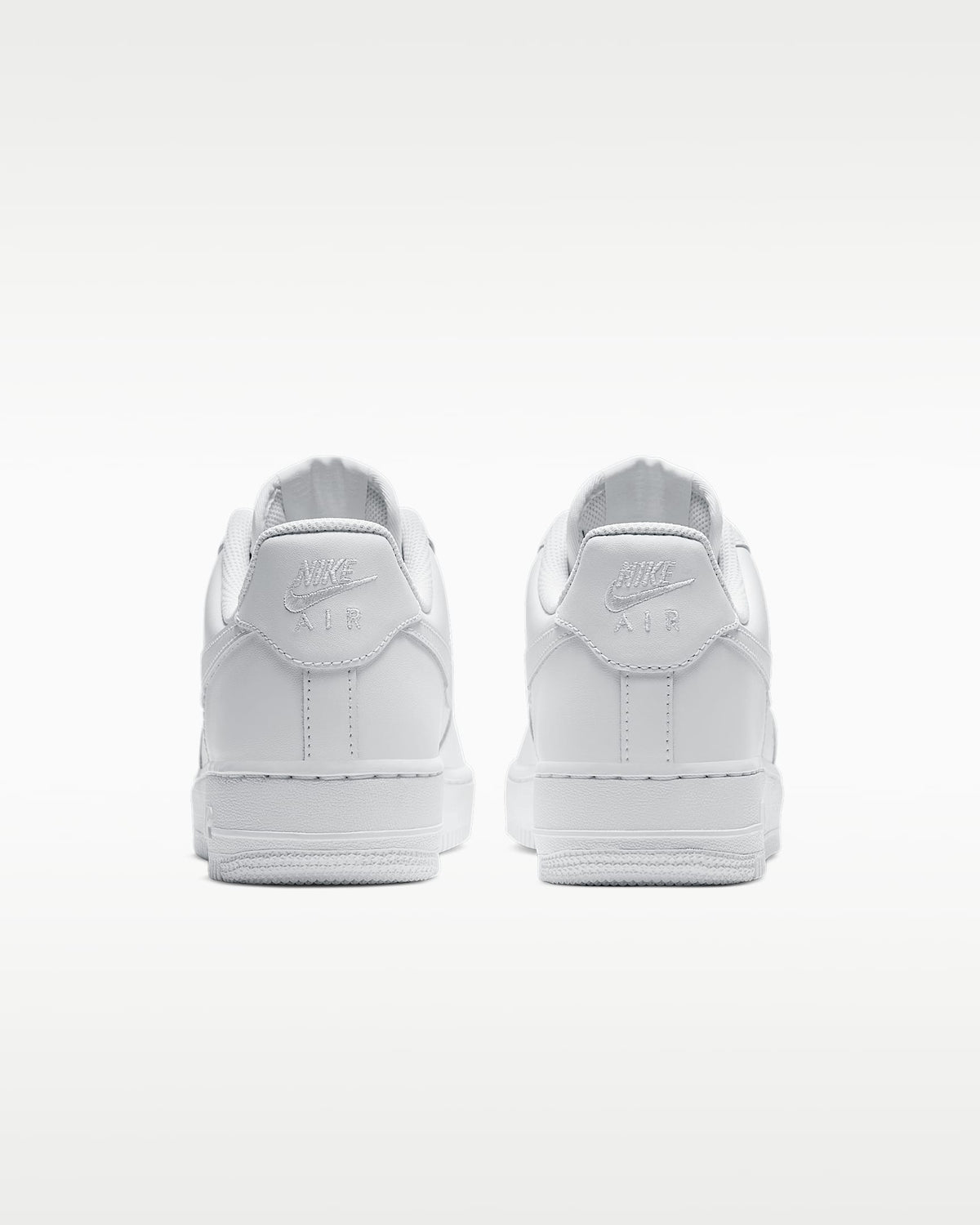 Nike Air Force 1 '07 Triple White Leather Sneakers mens low top shoes
