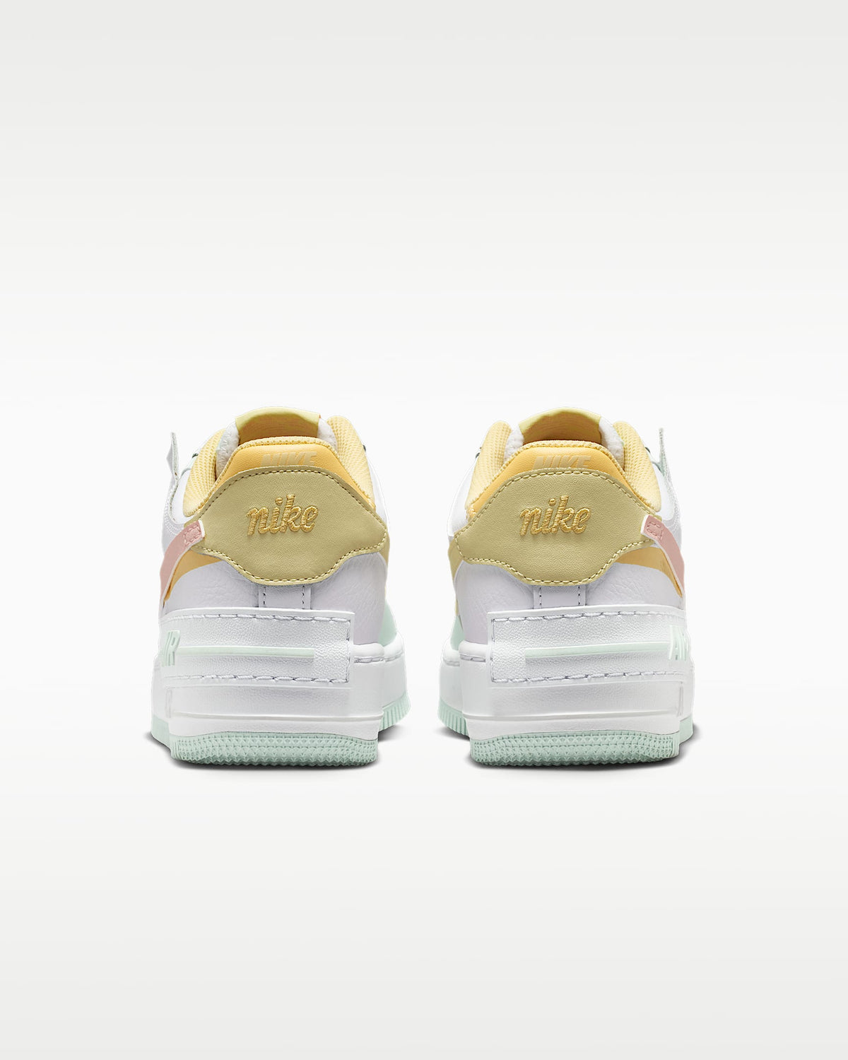 Nike Air Force 1 Shadow White Pastel Pink Yellow Mint Green Sneakers  mens low top shoes