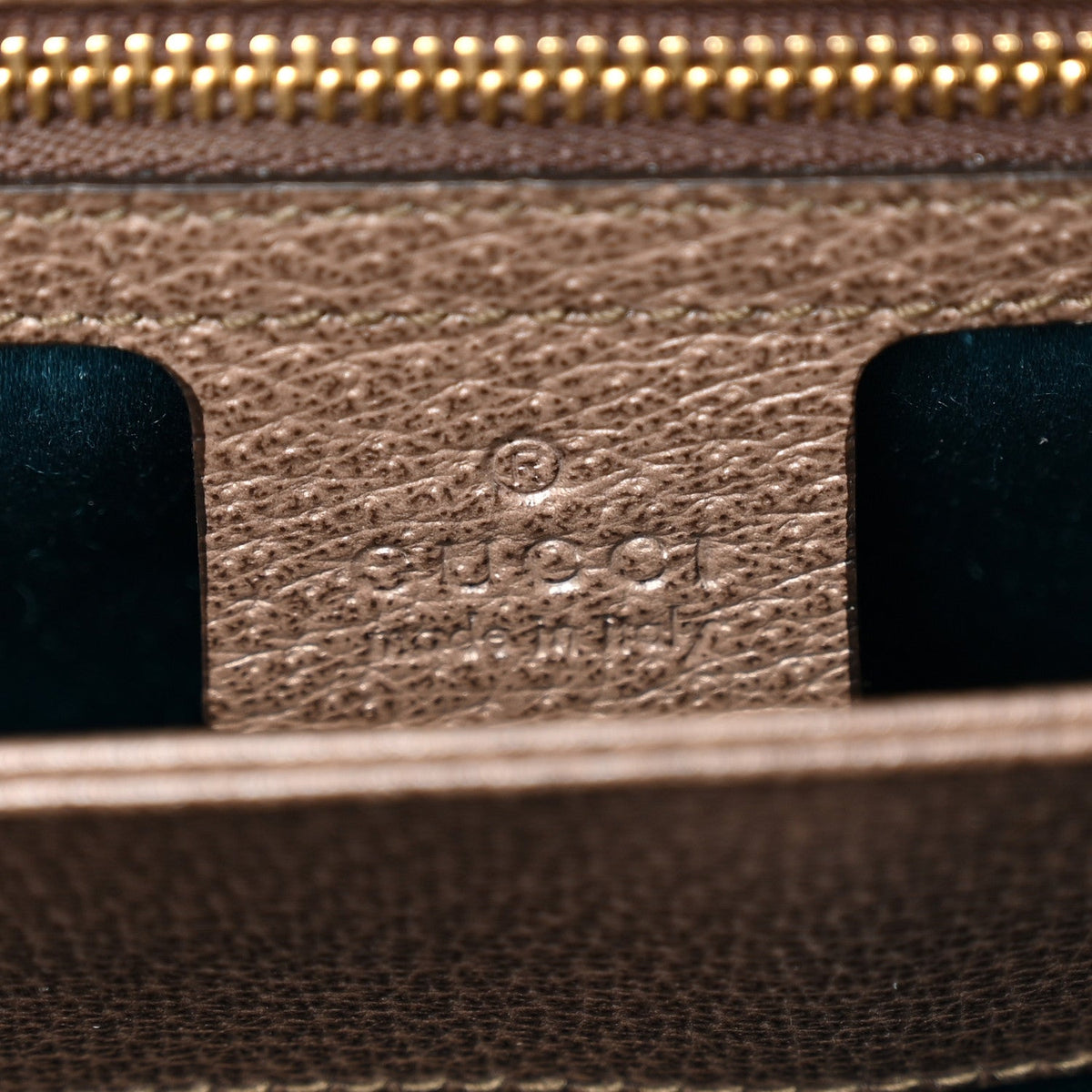 GG Supreme Monogram Web Medium Ophidia Chain Shoulder Bag Brown