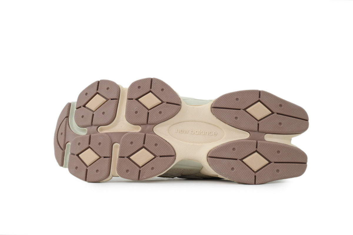 New Balance 9060 Women's & Men's Ivory & Beige Chunky Retro Sneakers