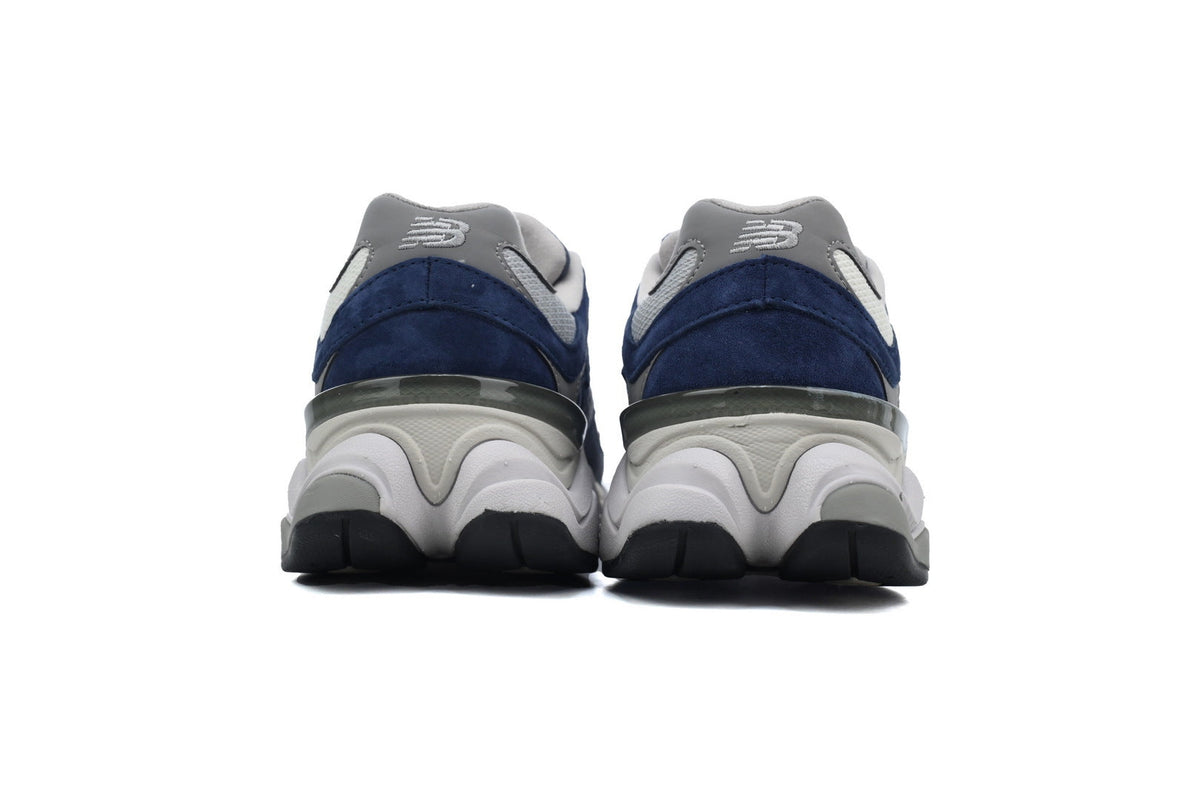 New Balance 9060 Women's & Men's Navy Grey Cream Chunky Retro Sneakers