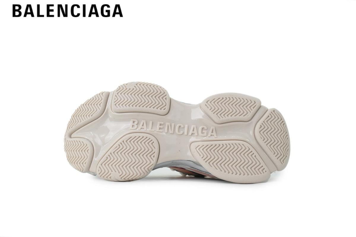 Balenciaga Cargo men's shoes  women sneakers ¡ª White, Pink & Burgundy
