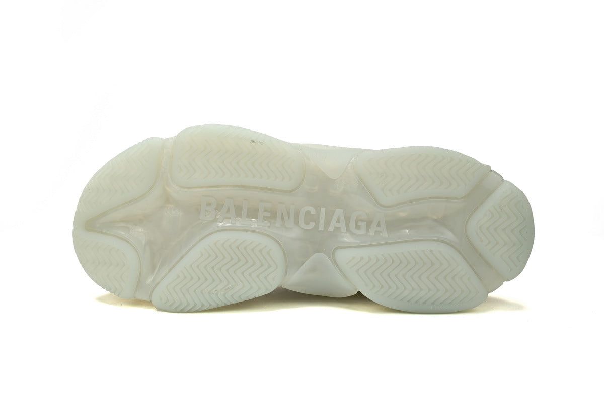 Balenciaga men's shoes Track  Triple S Clear Sole Sneakers balenciaga runners  White
