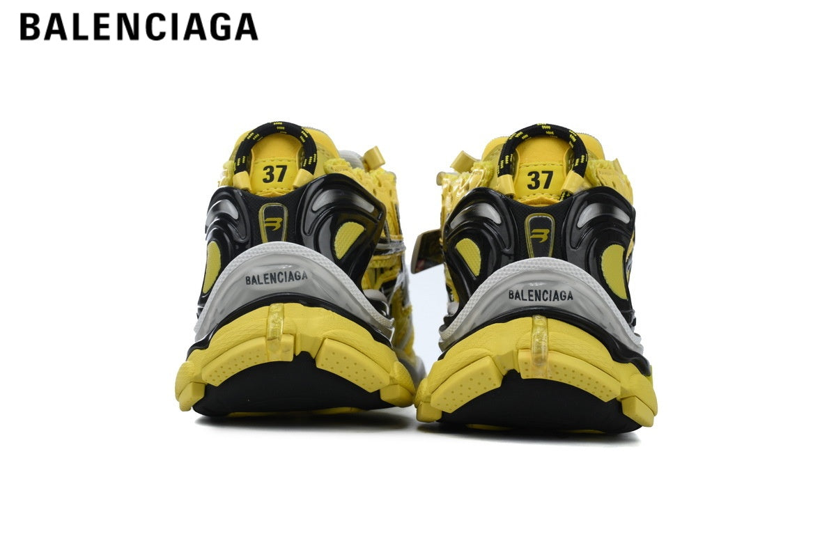 Balenciaga Runner men's shoes  women sneakers¡ª Yellow / Black