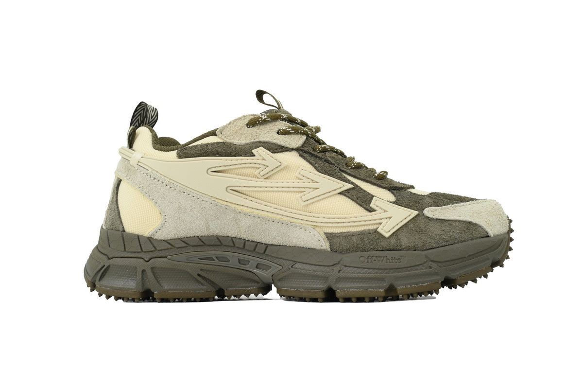 Off-White Be Right Back Women's Men's Olive & Beige Chunky Sneakers