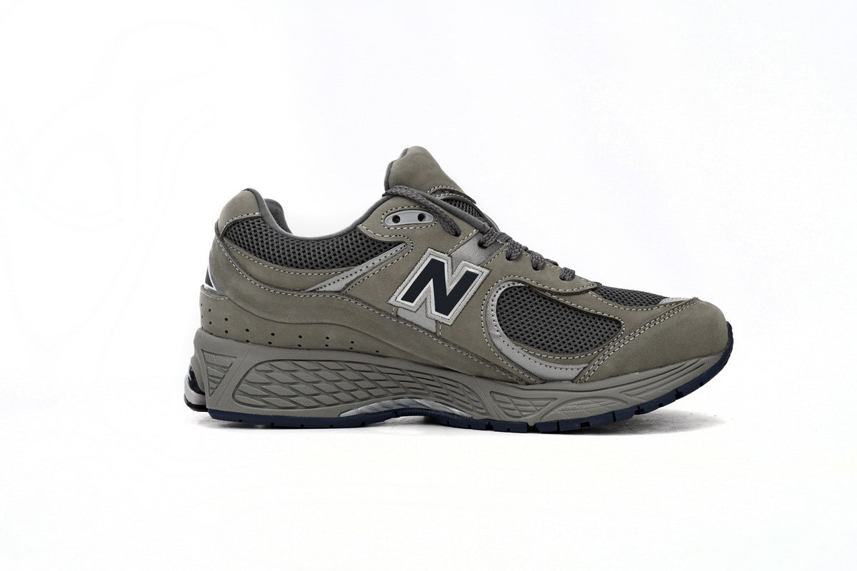 New Balance 2002R Women's & Men's Olive Grey & Navy Retro Lifestyle Sneakers